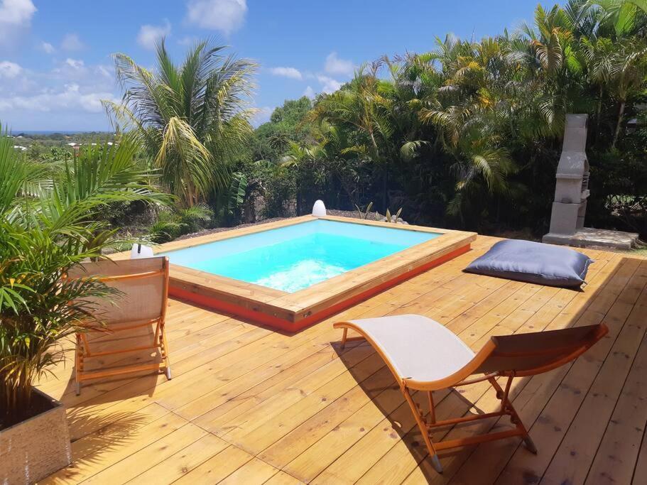 Ti Coin Relax Bungalow Vue Mer Piscine Privee Saint-Francois  Buitenkant foto