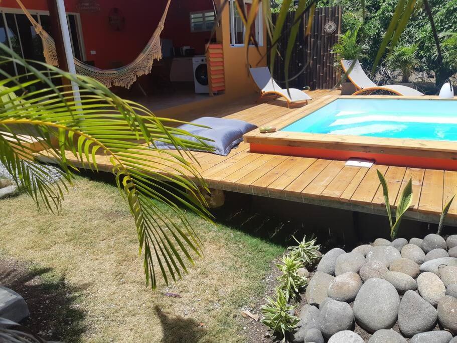 Ti Coin Relax Bungalow Vue Mer Piscine Privee Saint-Francois  Buitenkant foto