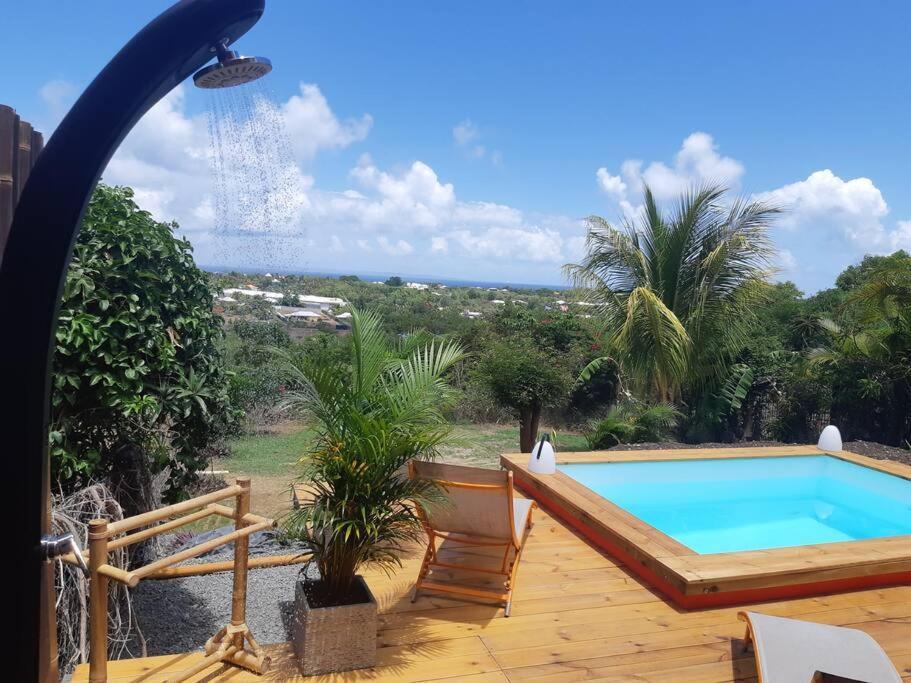 Ti Coin Relax Bungalow Vue Mer Piscine Privee Saint-Francois  Buitenkant foto