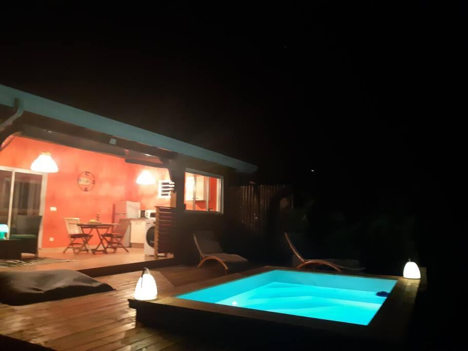 Ti Coin Relax Bungalow Vue Mer Piscine Privee Saint-Francois  Buitenkant foto